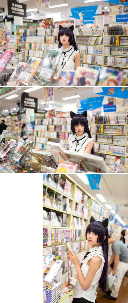 Cosplay福利/黑猫私服猫梓同学神还原COS