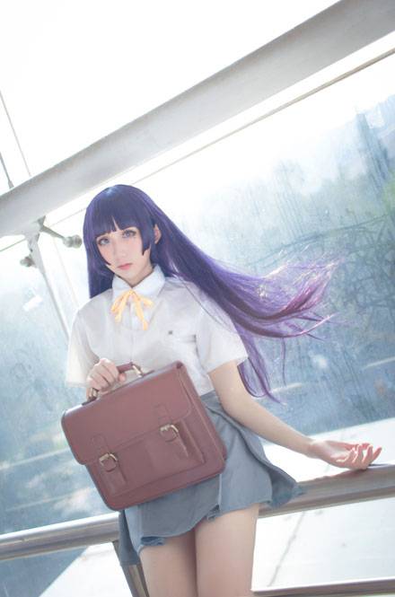 Cosplay福利/《俺妹》五更琉璃制服COS