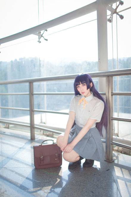 Cosplay福利/《俺妹》五更琉璃制服COS