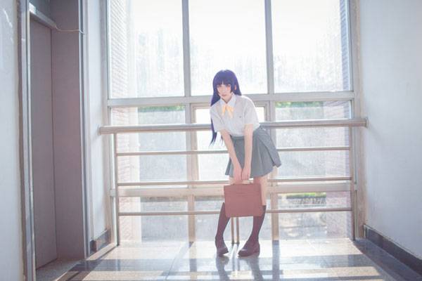 Cosplay福利/《俺妹》五更琉璃制服COS