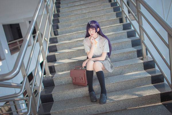 Cosplay福利/《俺妹》五更琉璃制服COS