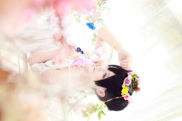 Cosplay福利/清纯萌妹矢泽妮可八月未觉醒COS