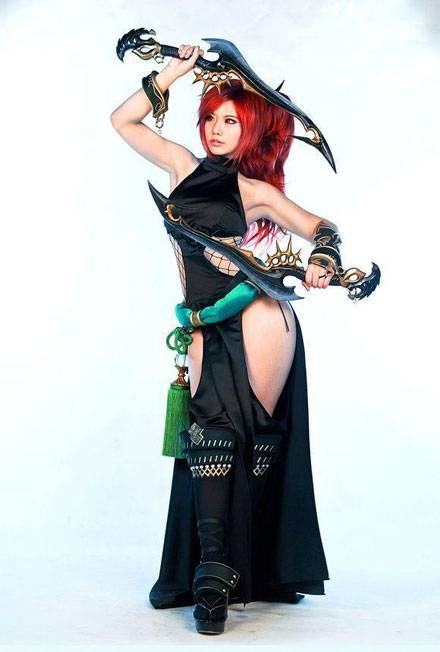 Cosplay福利/螺旋猫Tasha《乱斗西游》赤虎鲨Cos