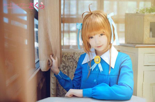 Cosplay福利/白丝萝莉木之本樱可爱cosplay