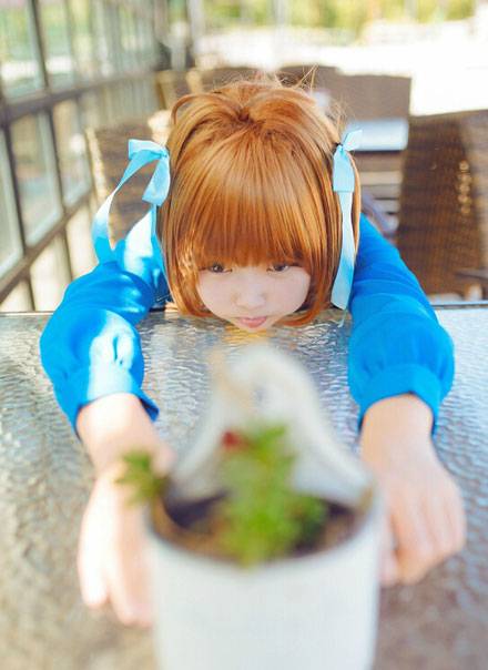 Cosplay福利/白丝萝莉木之本樱可爱cosplay