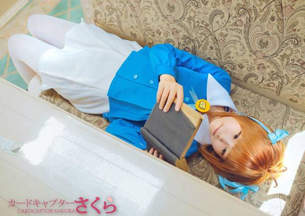 Cosplay福利/白丝萝莉木之本樱可爱cosplay