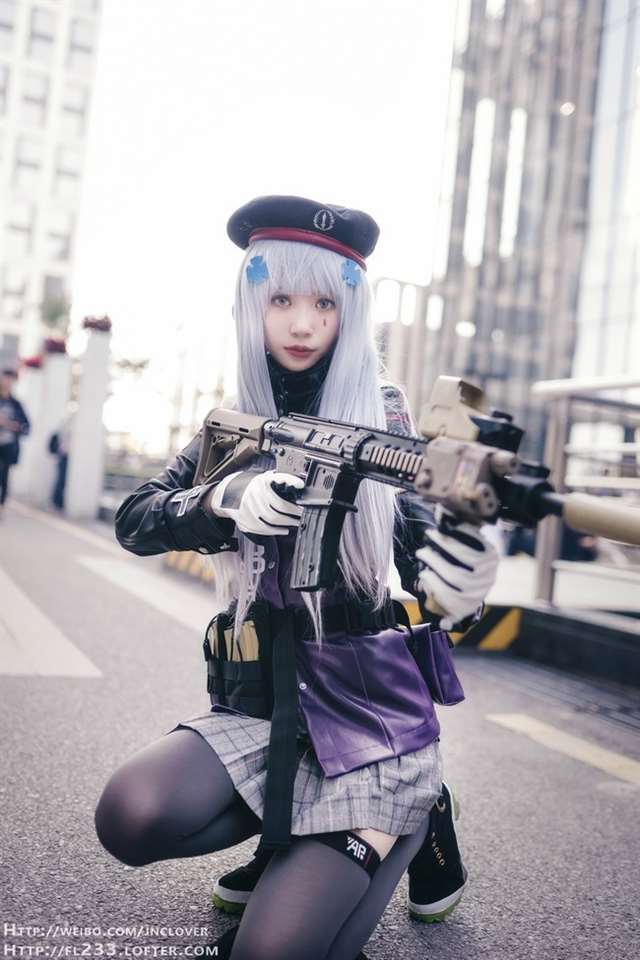  少女前线cosぱこhk416 《少女前线》hk416