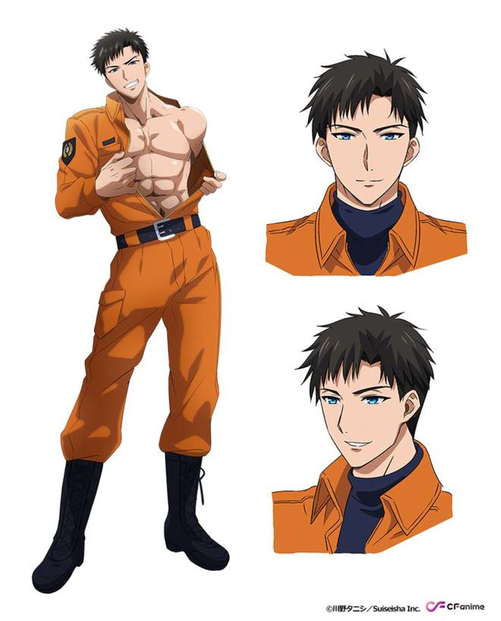 青梅竹马是消防员动漫 从指尖传出的认真的热情