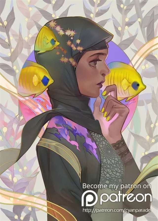 插画|梦幻 色甜 马来西亚插画师 kiDChan 的作品有着梦境般的甜美