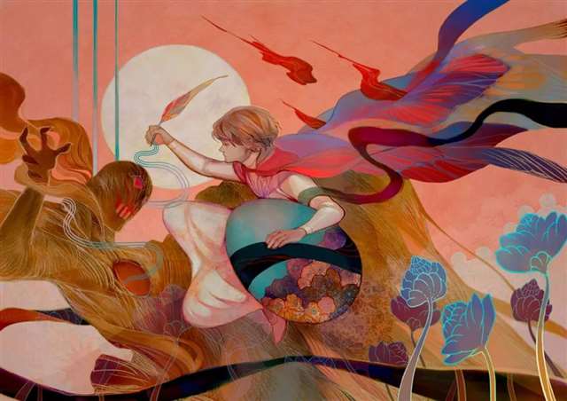 插画|梦幻 色甜 马来西亚插画师 kiDChan 的作品有着梦境般的甜美