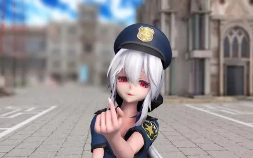 3D彩漫女警丝袜足控制服系列全彩本子