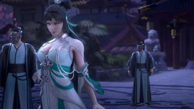 完美世界:月婵在小树林给石昊秀顶级身材,火灵儿新模身材被吊打