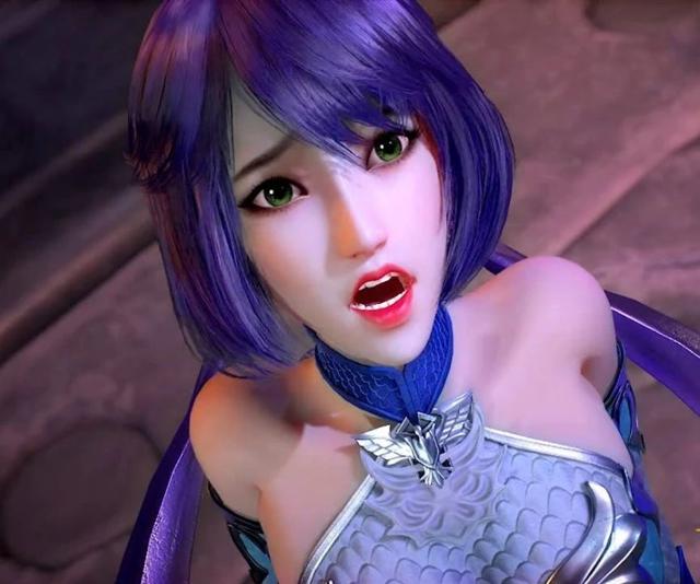 斗罗大陆独孤雁壁纸头像 | 紫发绿眸的“蛇蝎美人”