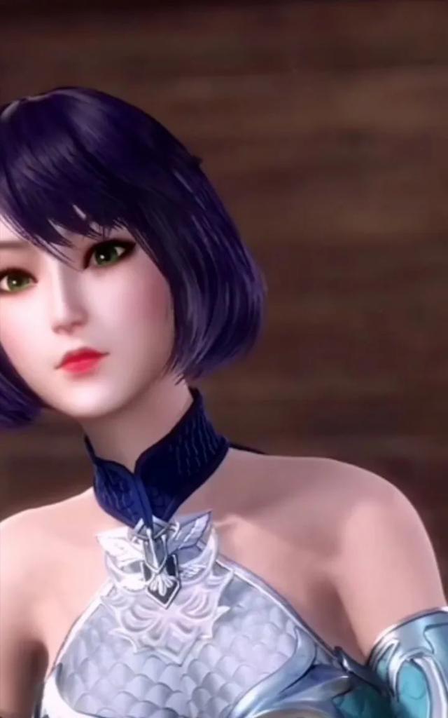 斗罗大陆独孤雁壁纸头像 | 紫发绿眸的“蛇蝎美人”