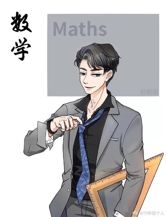 学科拟人图,你最想上哪一科呢?