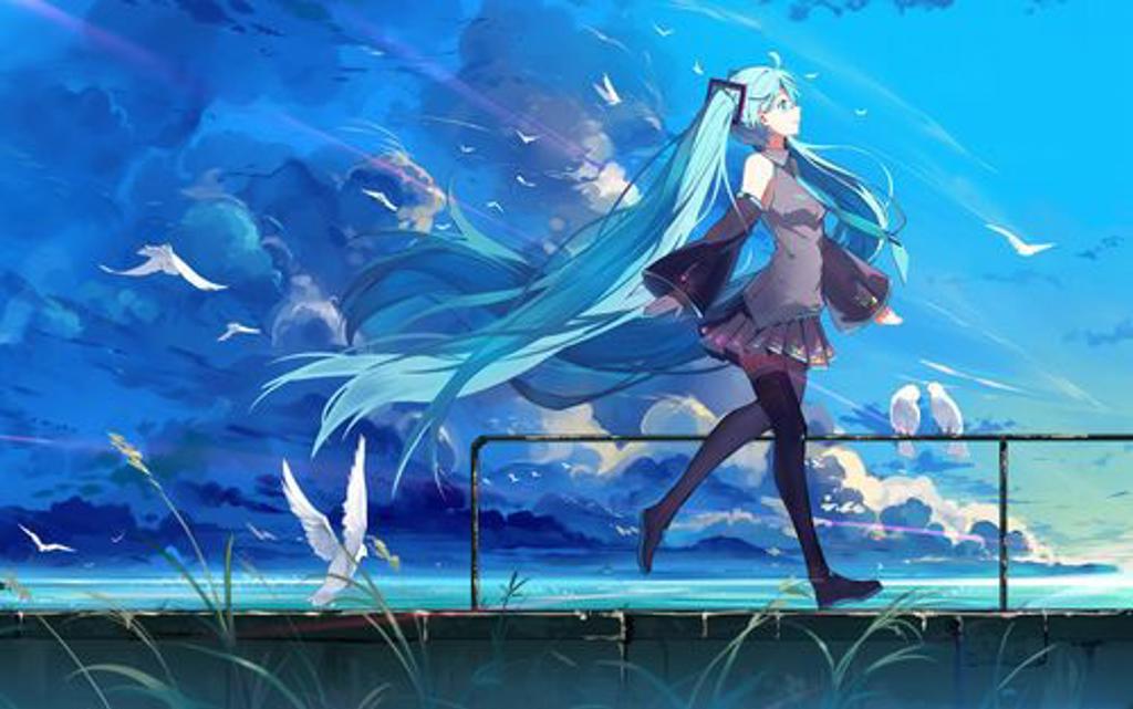 初音未来甜美治愈系壁纸(1/9)