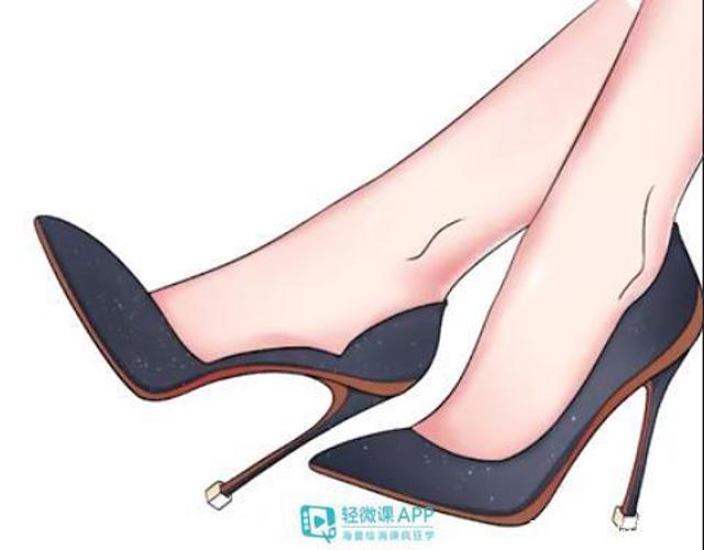 漫画鞋子100种画法