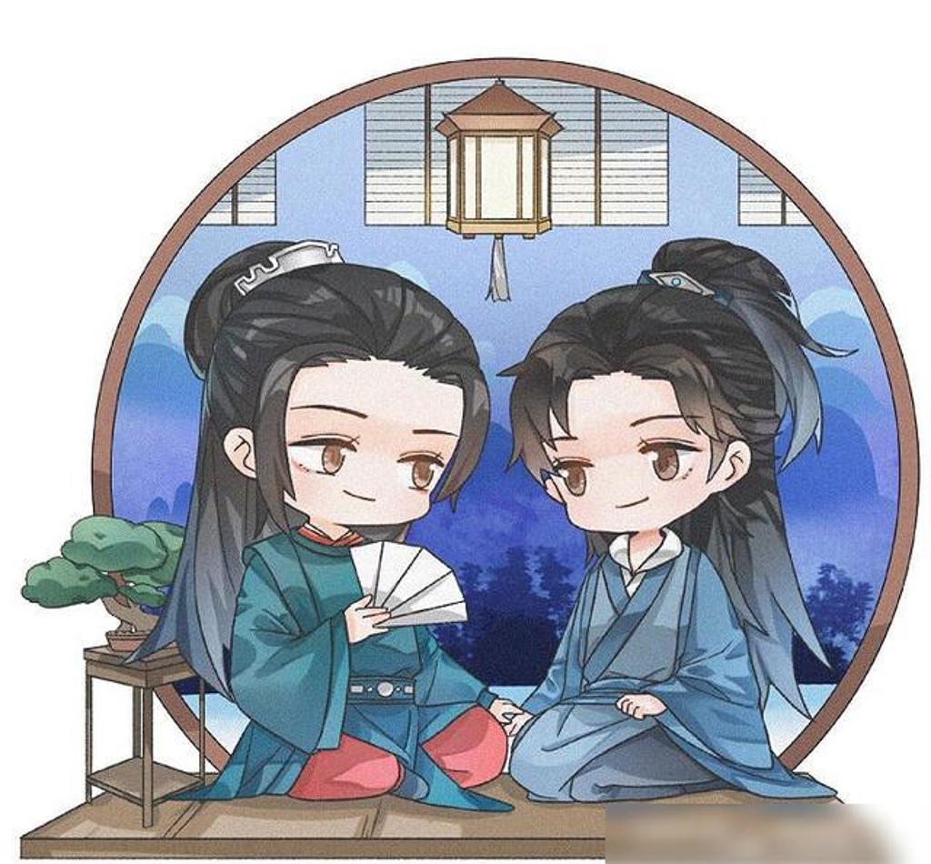 分享一组温客行&周子舒漫画,画风超可爱