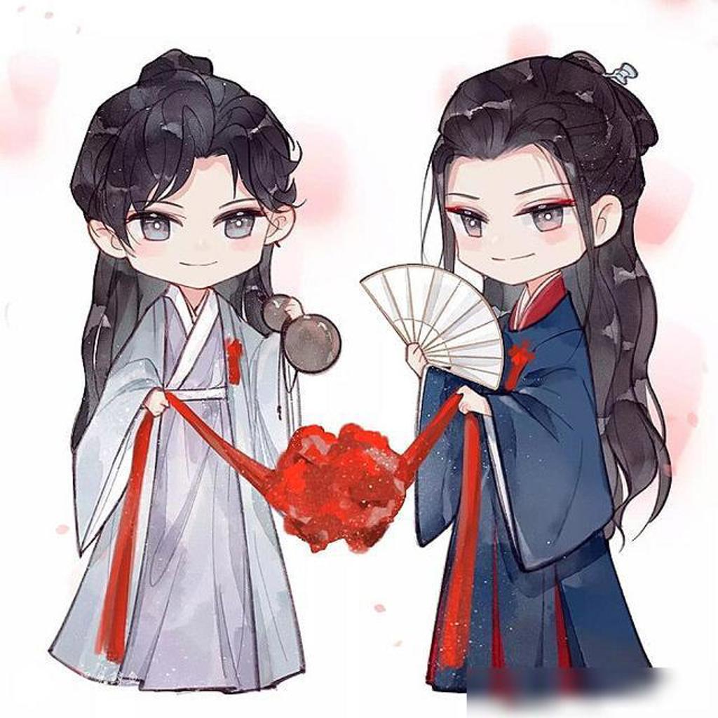 分享一组温客行&周子舒漫画,画风超可爱