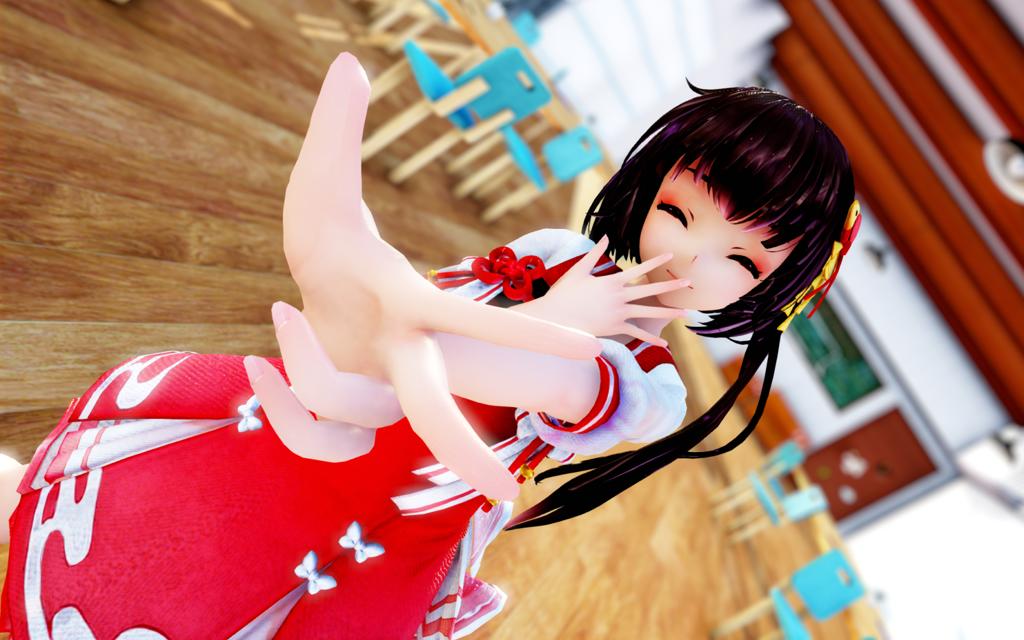 【mmd】-泠鸢yousa-只是一只在教室跳舞的泠鸢yousa