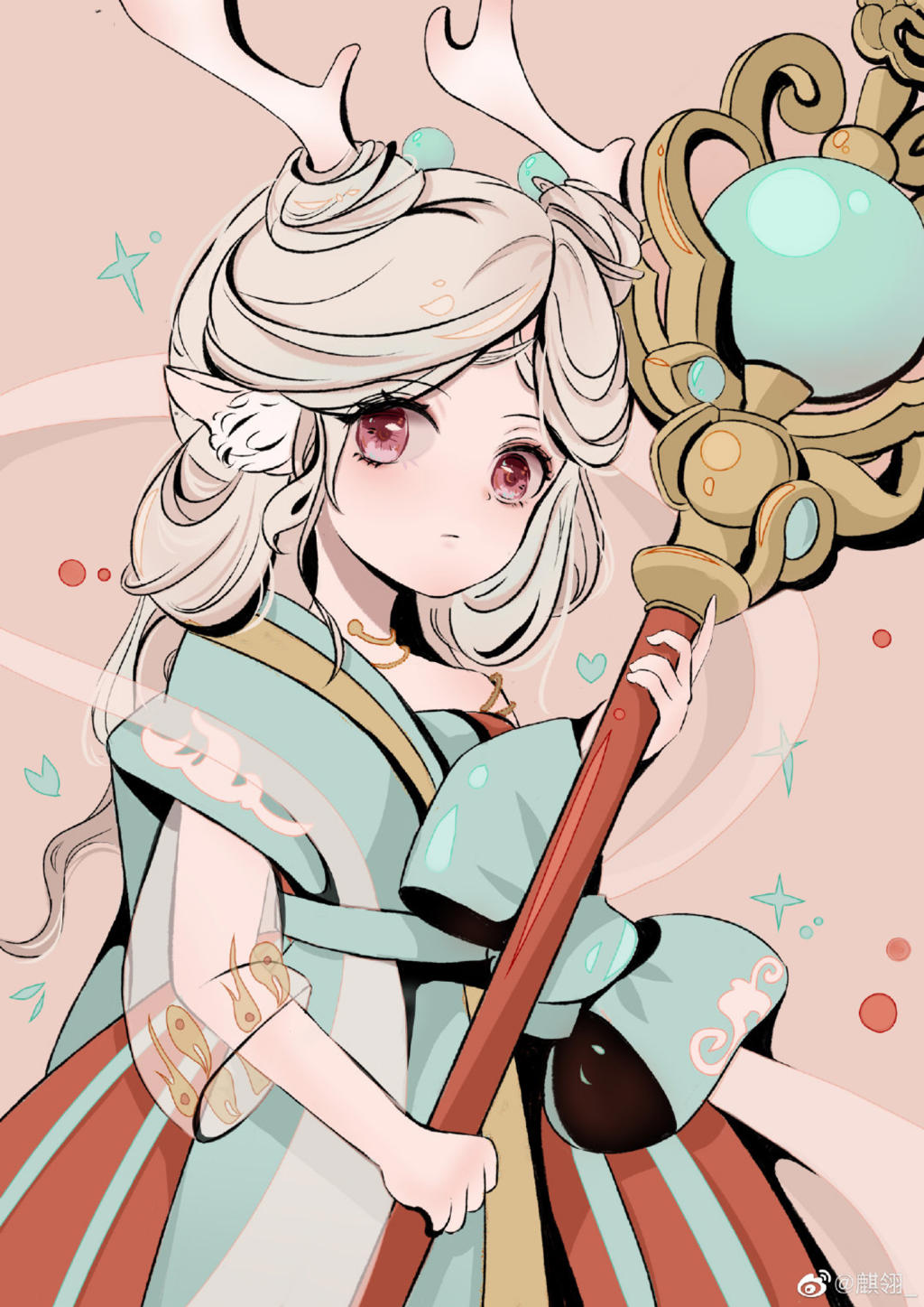 王者荣耀瑶白色液体短篇漫画