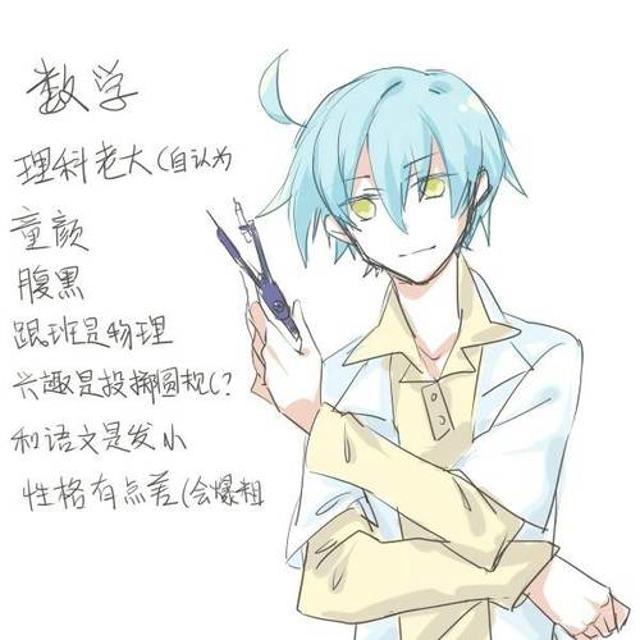 主人×作业拟人 各科作业拟人图