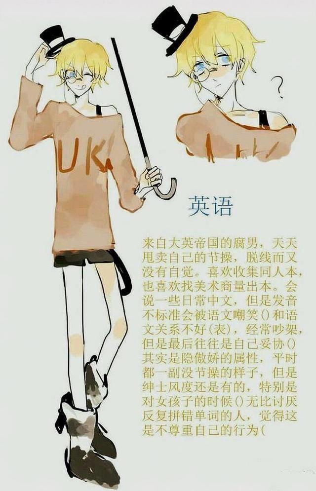 主人×作业拟人 各科作业拟人图