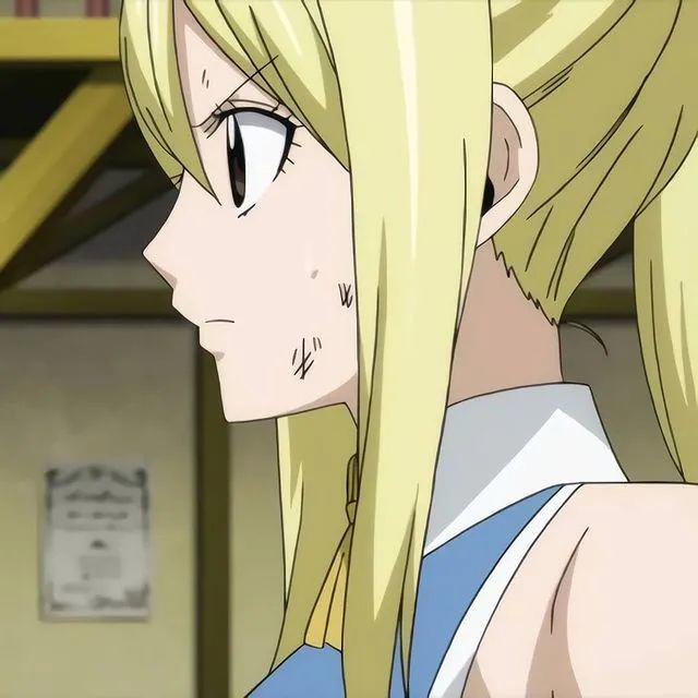 动漫女头:妖精的尾巴 露西 无水印女生头像