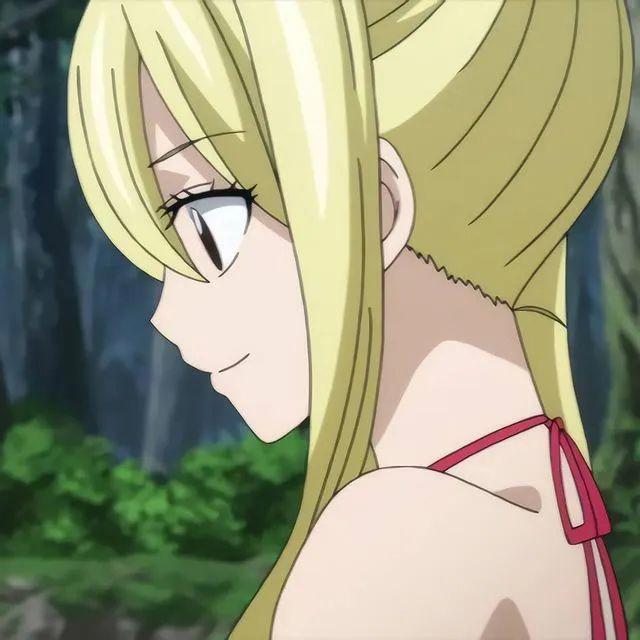 动漫女头:妖精的尾巴 露西 无水印女生头像