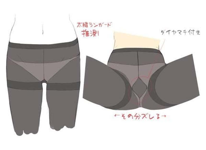 日本工口画师教你如何鉴别黑丝!