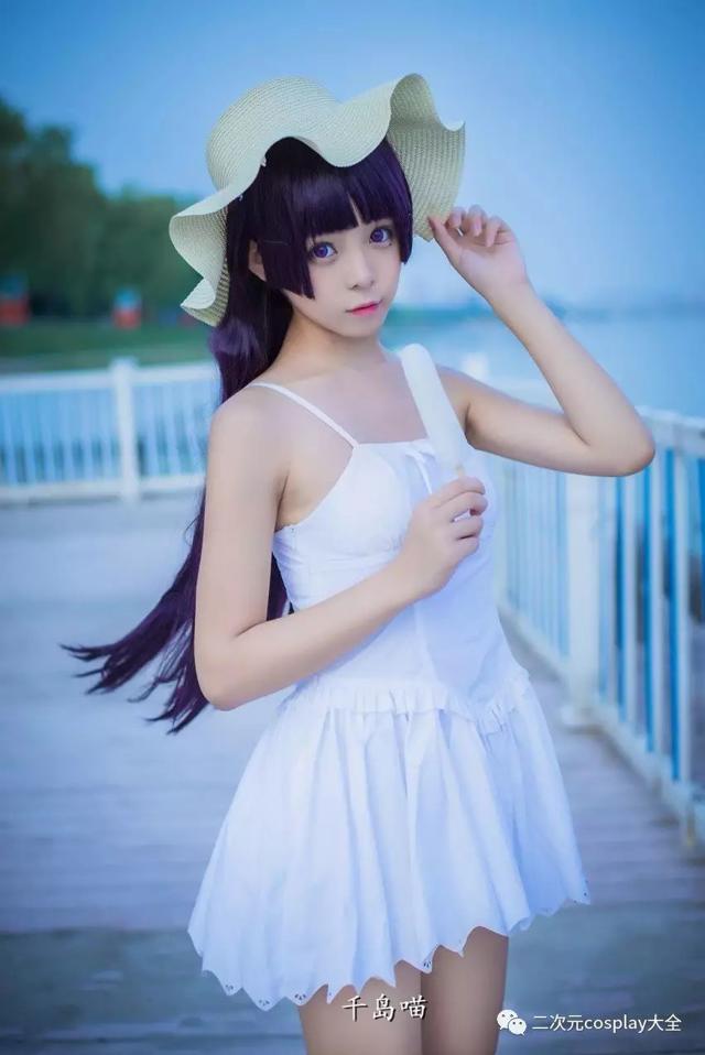 《我的妹妹哪有这么可爱》五更琉璃,黑猫白裙可爱美少女