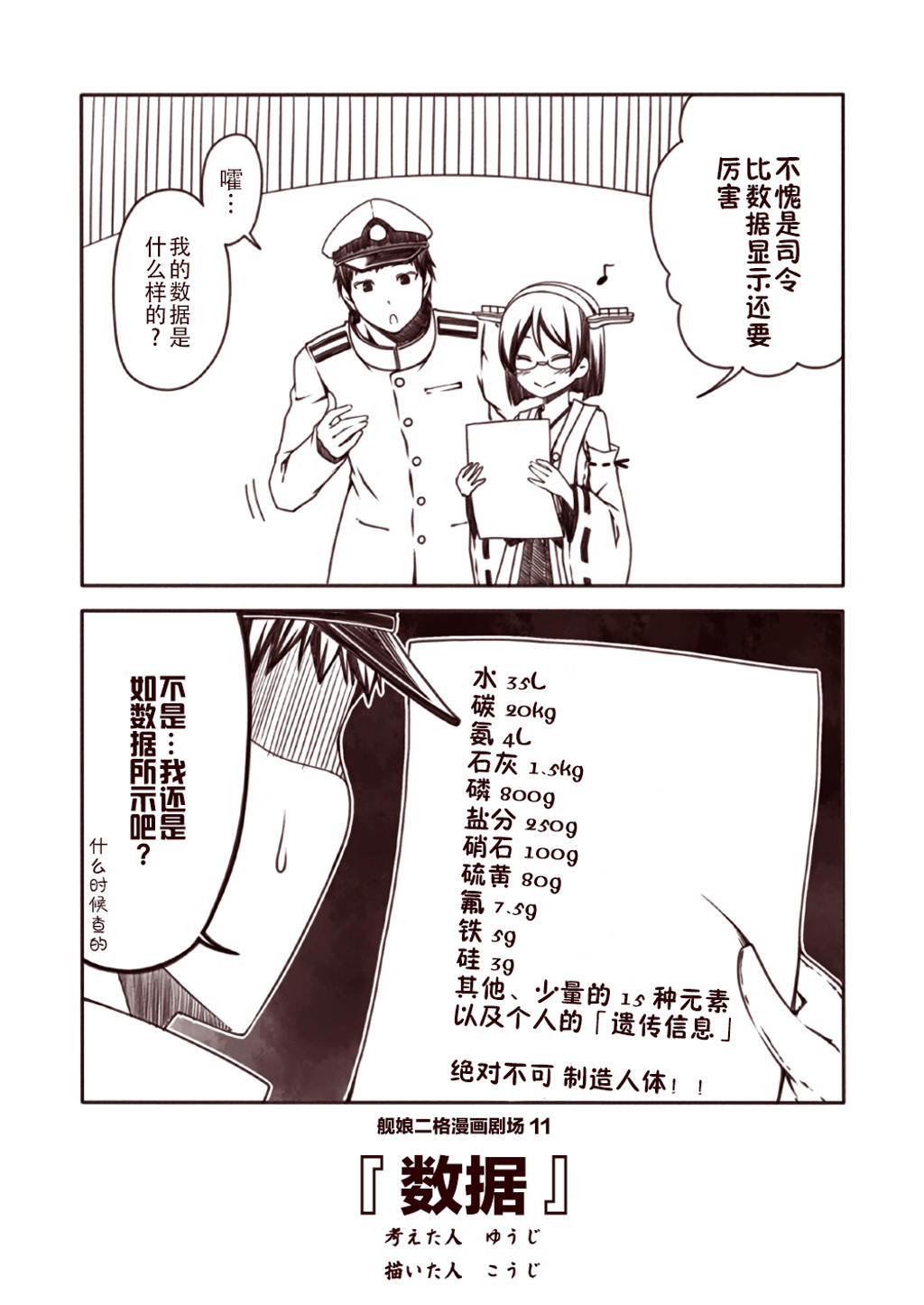 抱雷汉化こうじゆうじ舰娘二格漫画剧场2021117更新至114115话最新