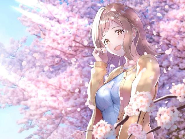 治愈系的温柔女孩!《偶像大师 闪耀色彩》樱木真乃【P站美图】