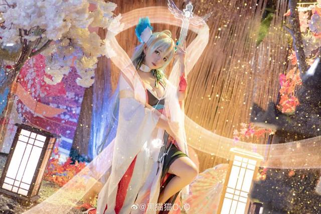 Cos—阴阳师 紧那罗,无尽长夜  奏律成光...