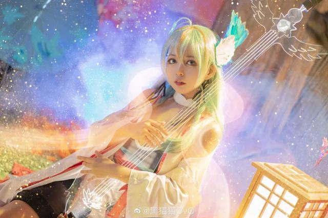 Cos—阴阳师 紧那罗,无尽长夜  奏律成光...