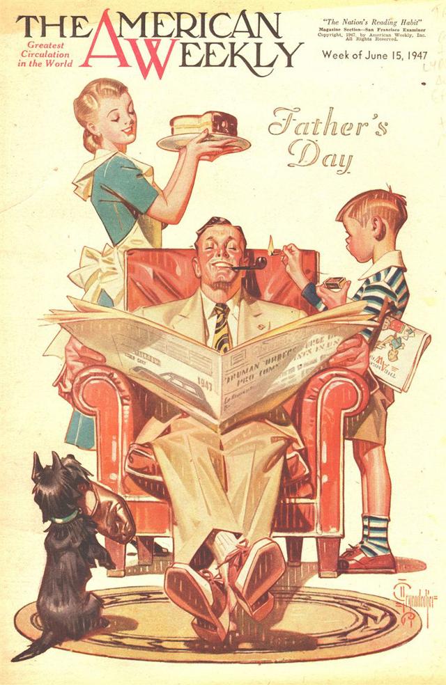             美国黄金时代| JcLeyendecker插画作品