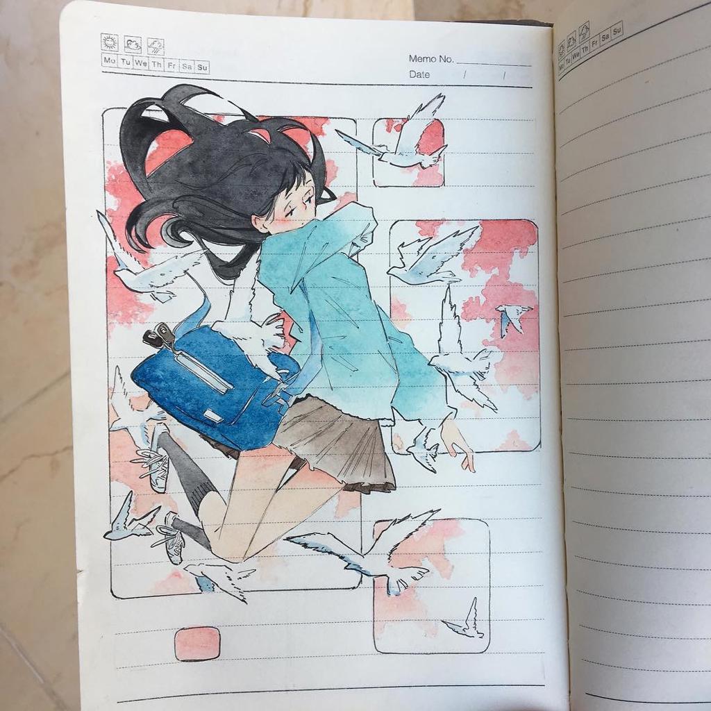 画师ikedda插画