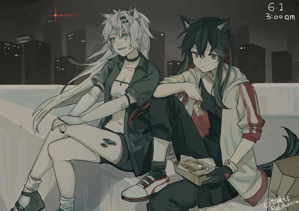 明日方舟双狼纯车同人文本子