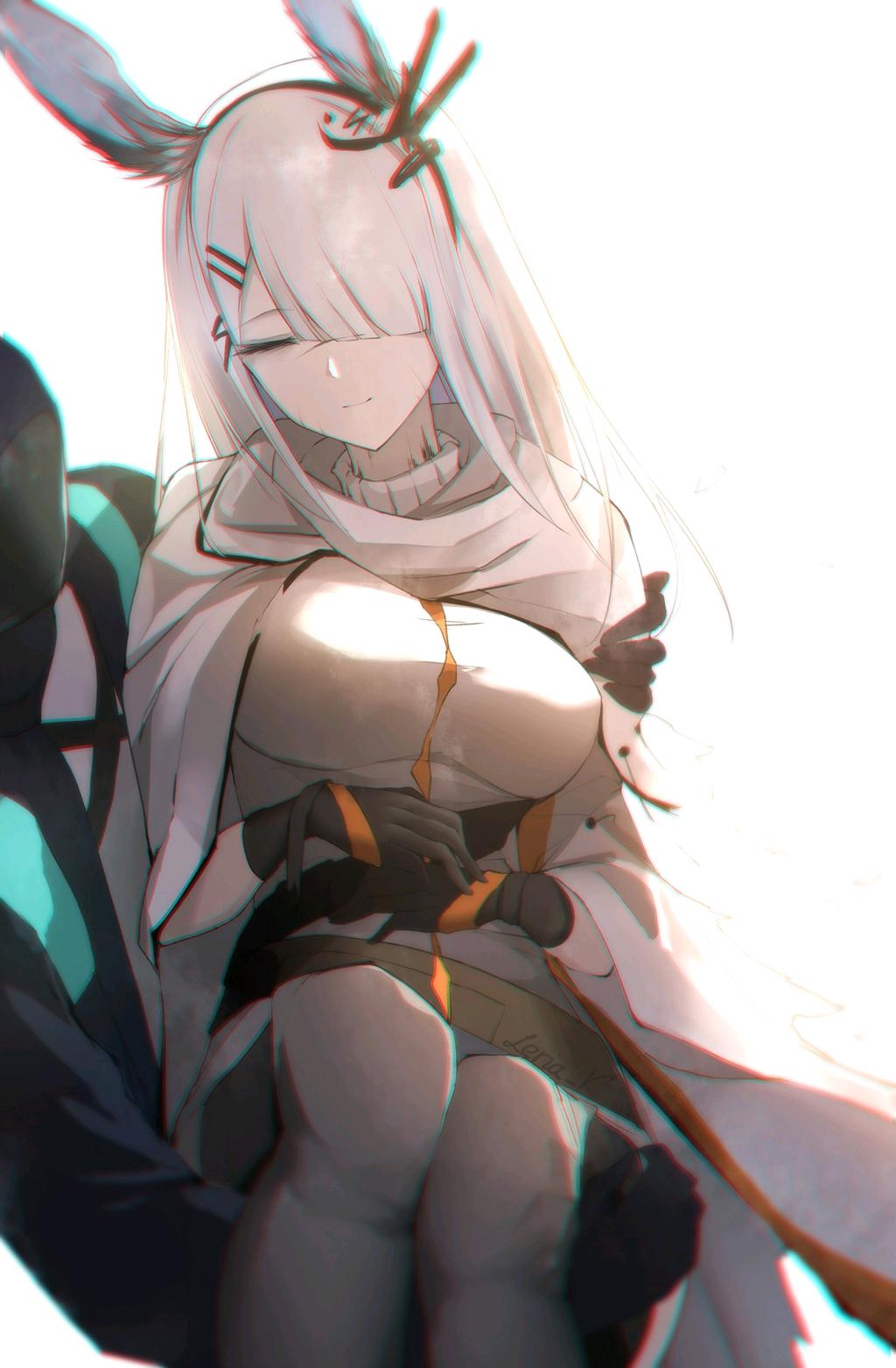 明日方舟当博士变成了白发车文图本子