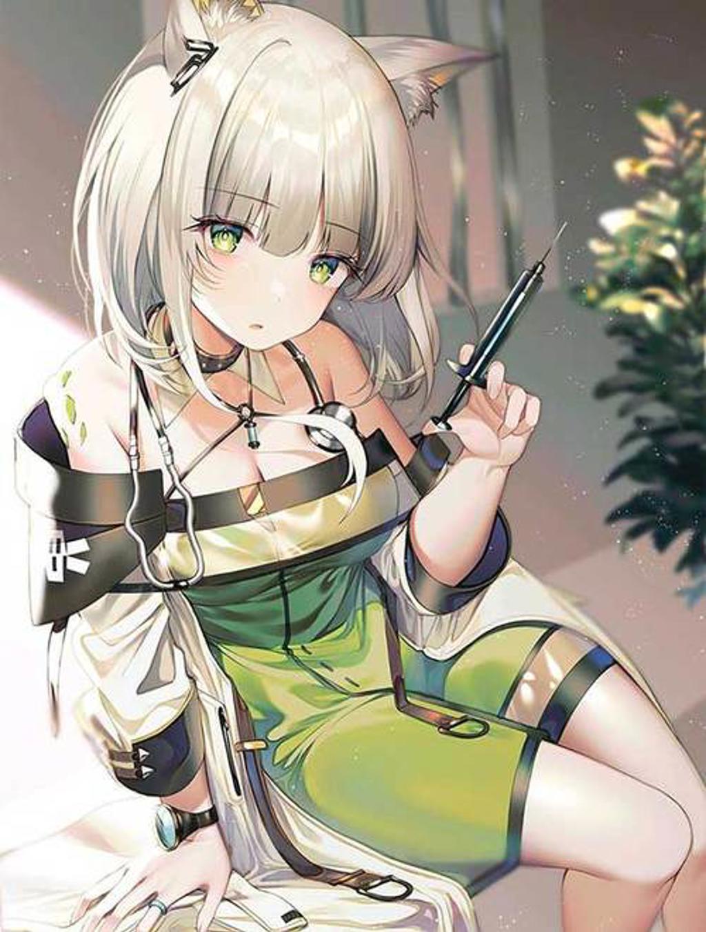 明日方舟当博士变成了白发车文图本子