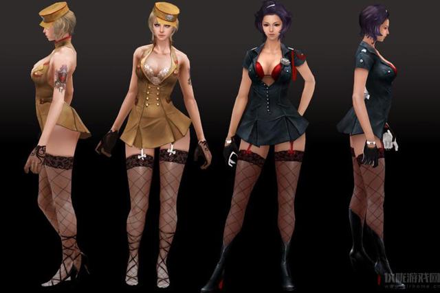 穿越火线游戏中女性角色有审判者,潜龙队,猎狐者-x,曼陀罗,潘多拉