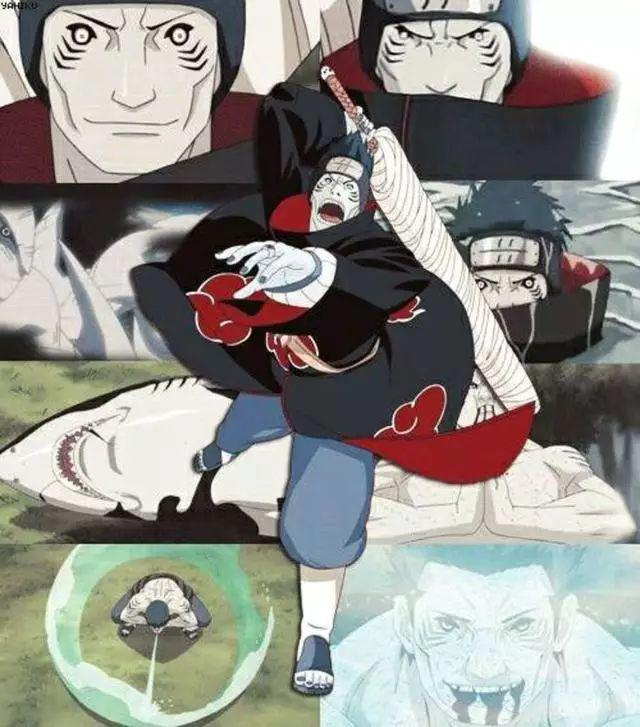 他像个真正的忍者那样活着也像个真正的忍者那样的死去,干柿鬼鲛