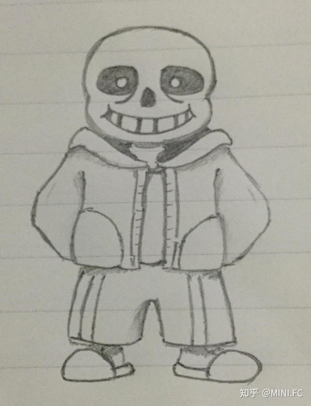 怎么画sans