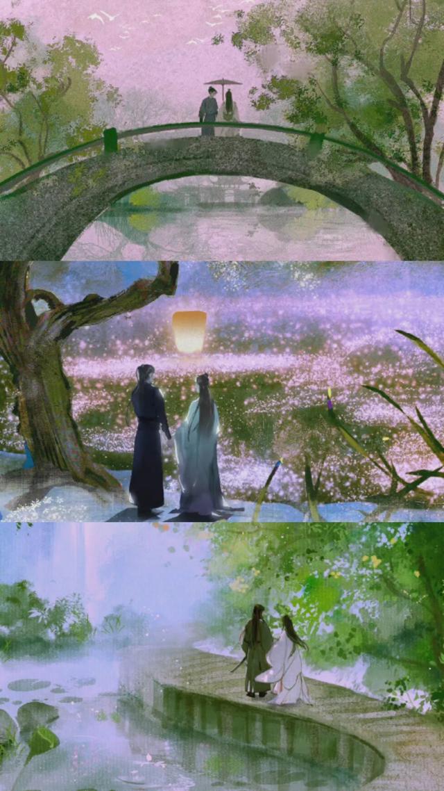 壁纸丨积石有玉,列松如翠!乔天涯&姚元琢漫图Get√