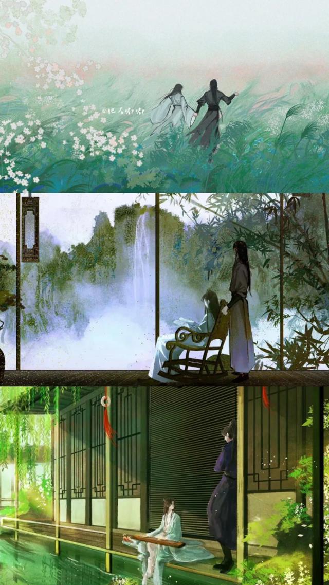 壁纸丨积石有玉,列松如翠!乔天涯&姚元琢漫图Get√