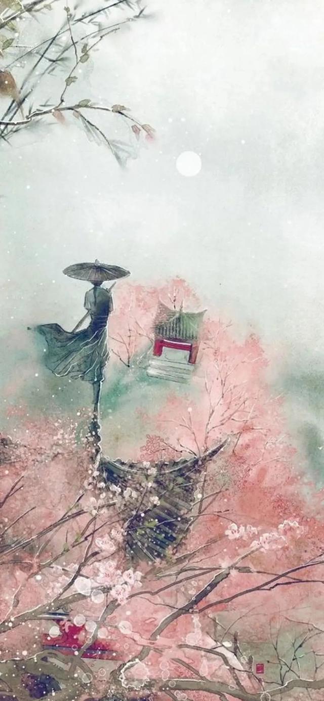 壁纸丨积石有玉,列松如翠!乔天涯&姚元琢漫图Get√