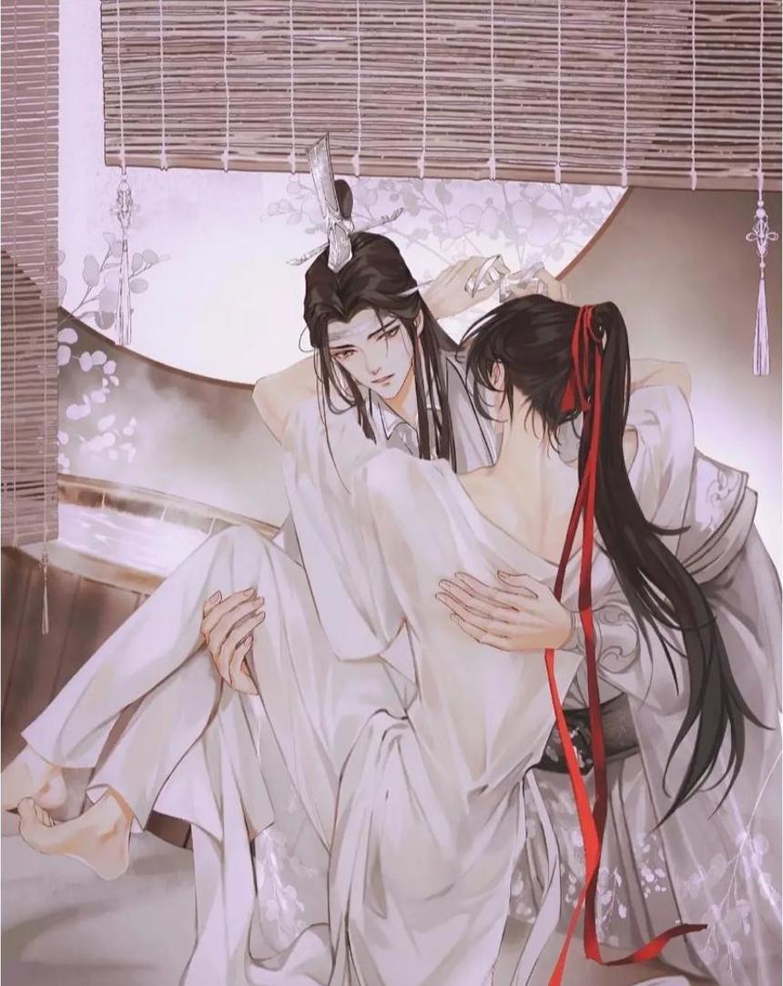 蓝忘机和他柔弱不能自理的小娇夫(qi).#魔道祖师 #名人朋 - 抖音