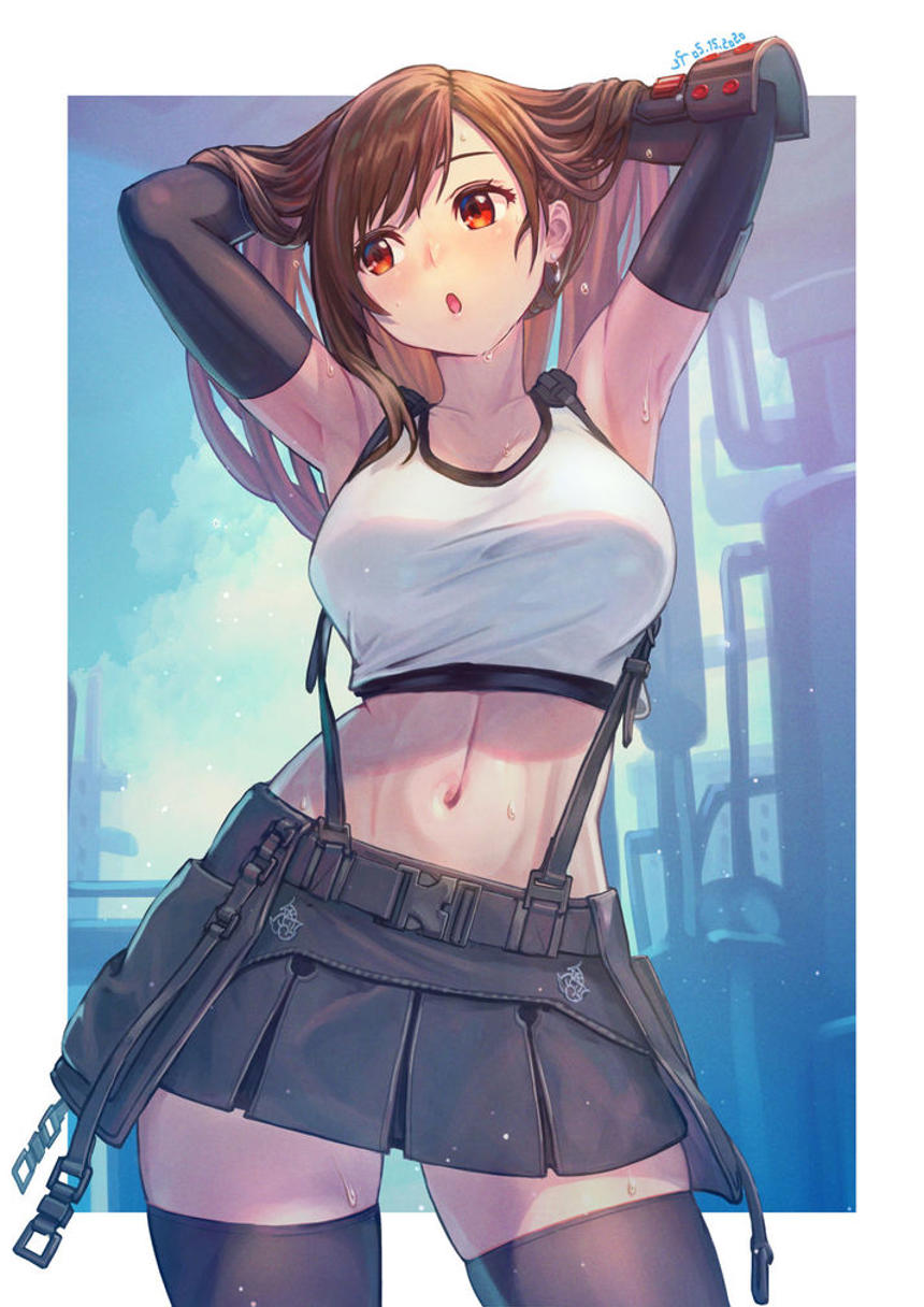 最终幻想 蒂法·洛克哈特 tifa lockhart pixiv(点击浏览下一张趣图)